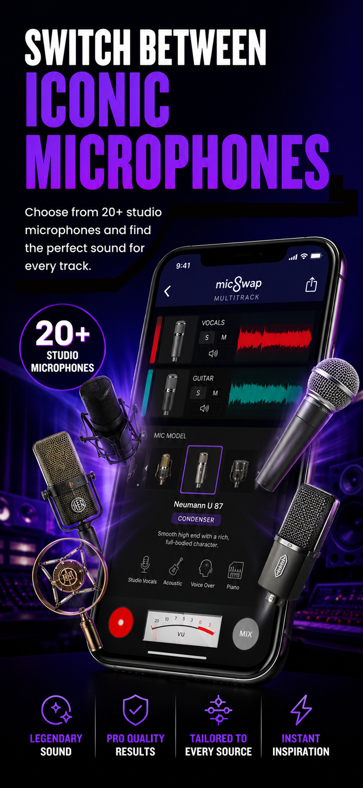 MicSwap MultiTrack: Mic Studio screenshot 3