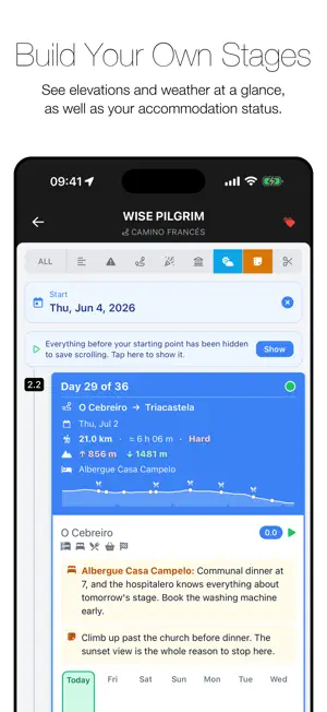 Wise Pilgrim Camino Francés screenshot 2