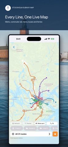 Stockholm Subway Map Screenshot 3 of 10
