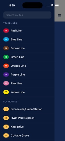 All Aboard - CTA tracker screenshot