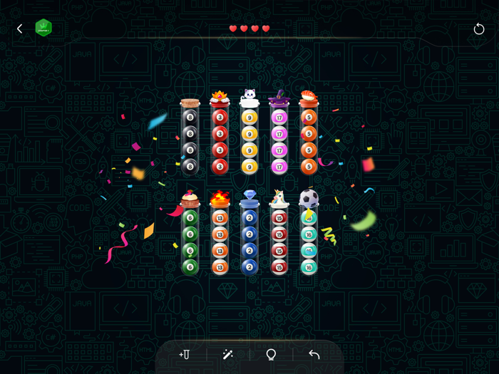 Ball sorting challenge