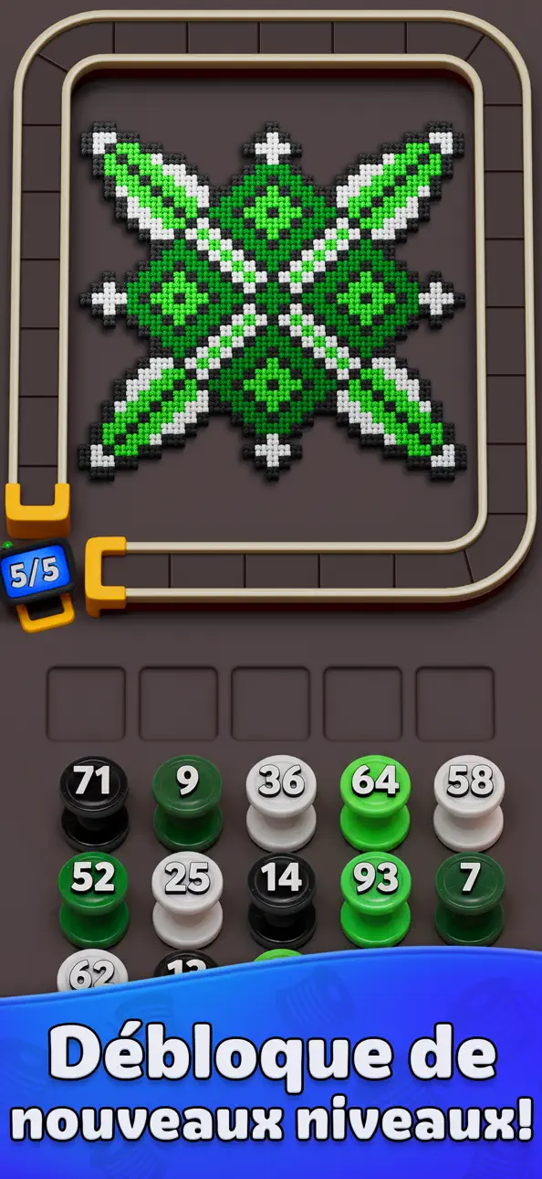 Yarn Loop: Knit Puzzle iOS Mod IPA screenshot 5 - iOS game interface