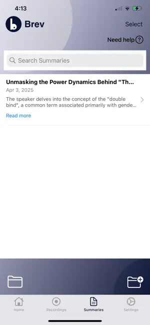 Brev-Record, Get What Matters. screenshot 4