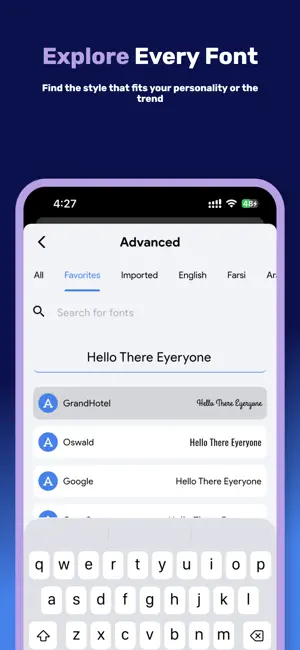 Fonta: Font Story for IG screenshot 4