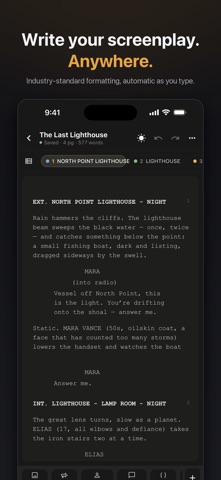 Screenplay Writer: Zen Writer Screenshot 1 of 6