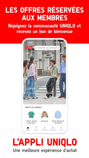 Capture d'écran de UNIQLO - LifeWear sur iPhone 1