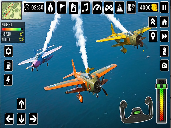 Crazy Pilot Flying Airplanes