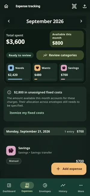 Arcio Budget screenshot 3