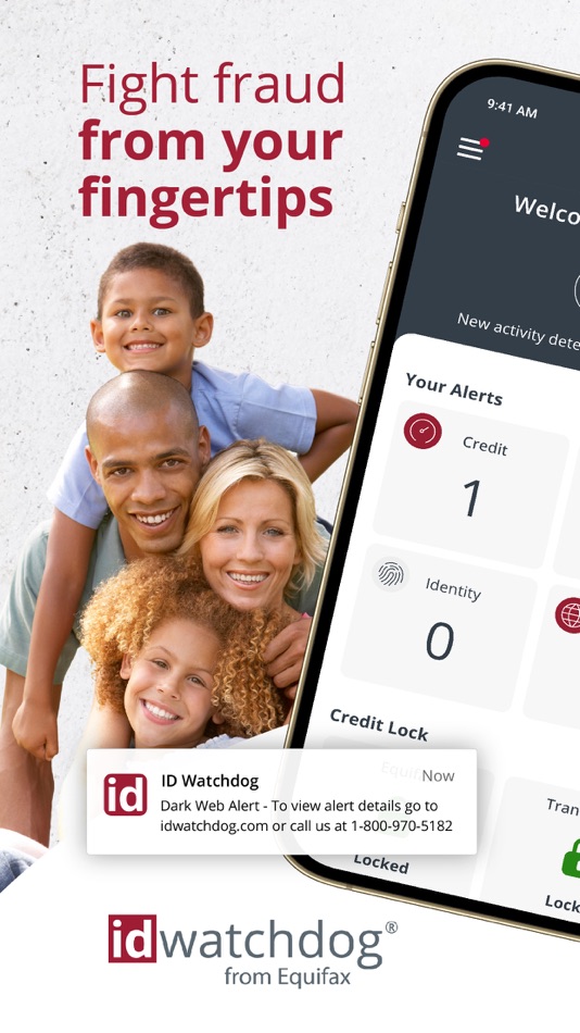 #1. ID Watchdog (iOS) By: IDWatchdog