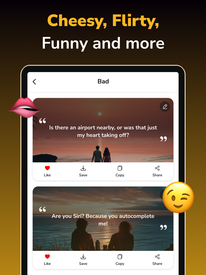 Pickup Lines - Flirty Messages