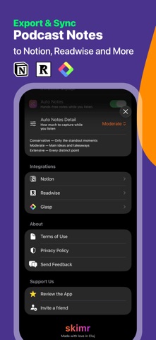 AI Podcast Note Taker - Skimr screenshot 8