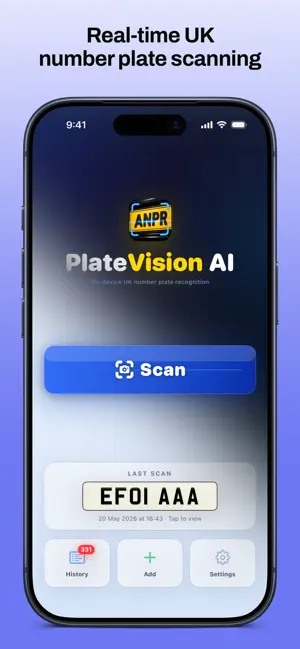 PlateVision AI - ANPR Scanner screenshot 1