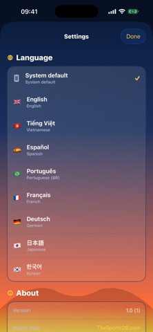 FootyLive: Live Scores & News screenshot