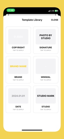Watermark Photos Pro ｜Add Logo iPhone screenshot