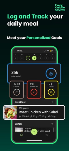 LeanUp AI Calorie Tracker iPhone screenshot