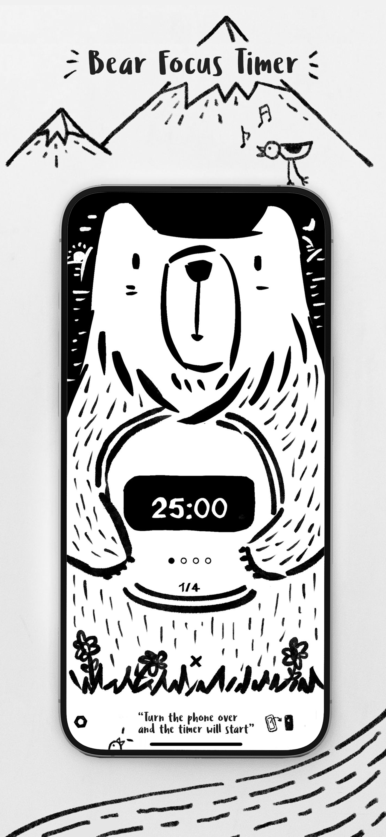 Bear Focus Timer : Pomodoro