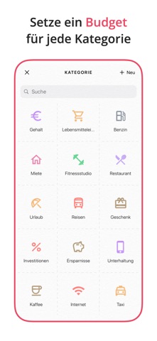 Ausgaben Budget Planner Fleur iPhone screenshot 4