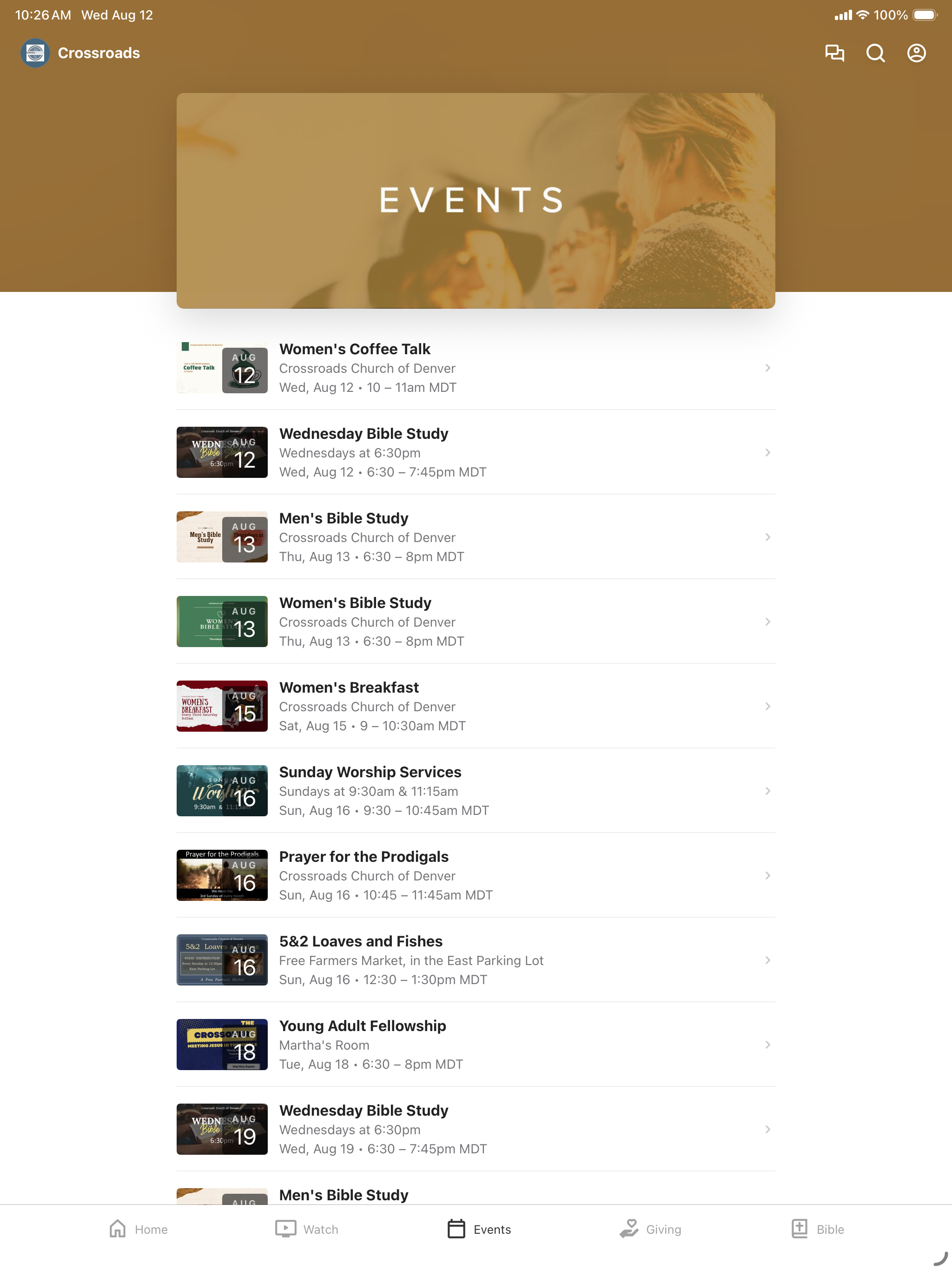 Crossroads Church of Denver screenshot 6