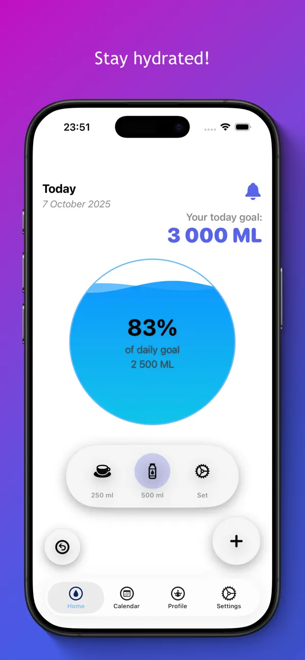 #2. WaterTotter: Water Tracker (iOS) Ved: Pavlo Antoniuk