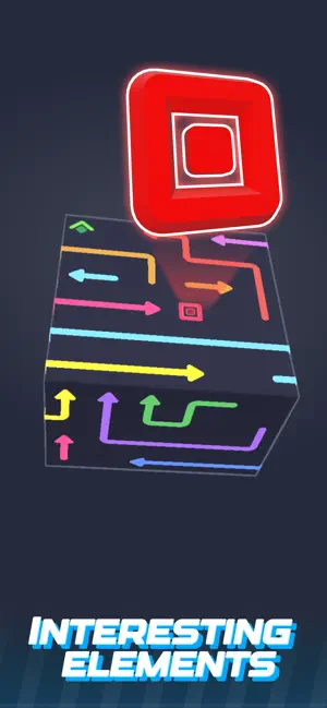 3D Cube Maze: Arrow Sort screenshot 3