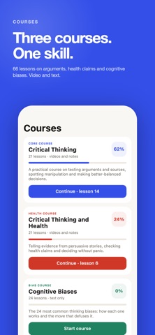 Critical Thinking - Practice iPhone screenshot