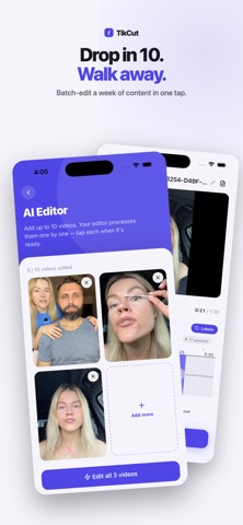 TikCut - AI video editor Screenshot 3 of 6