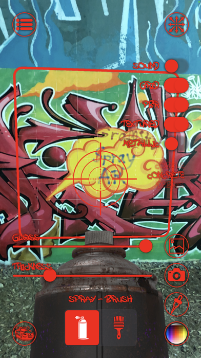 Graffiti Spray AR Screenshot 1 - AppWisp.com Graffiti Spray AR Screenshot 1 - AppWisp.com