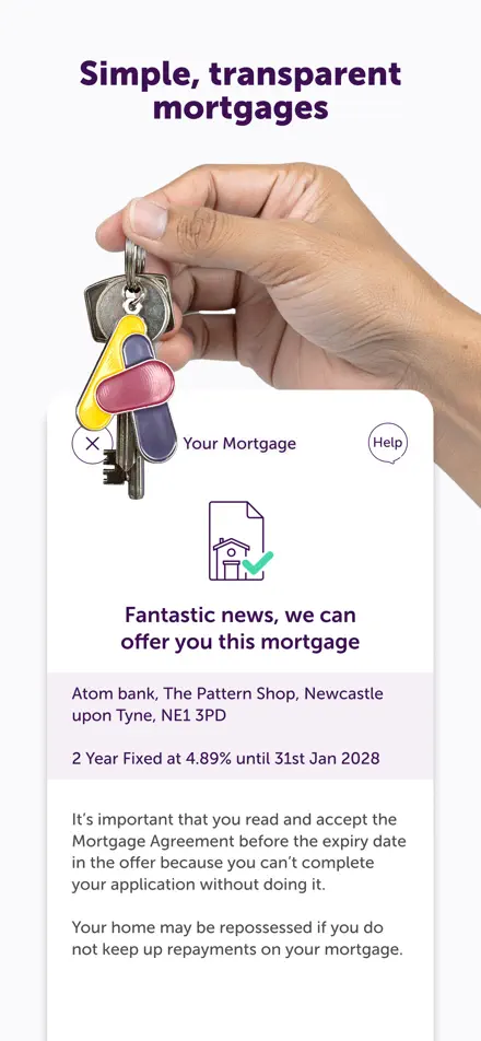 Atom Bank app screenshot 6