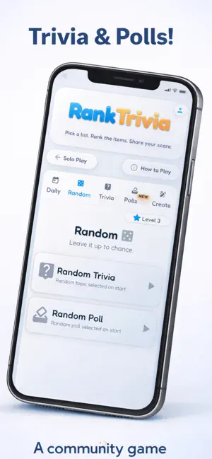 Rank Trivia - Trivia & Polls screenshot 1