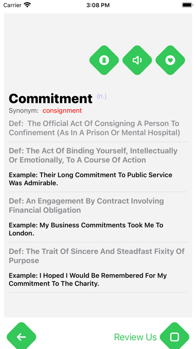 Vocabulary Builder daily words Screenshot