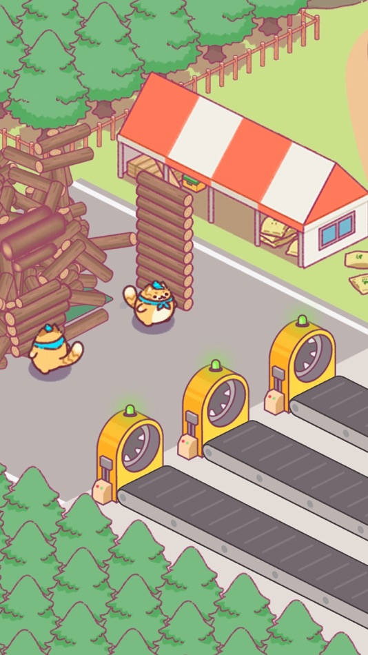 #4. Idle Lumbercat - Wood Games (iOS) 来自: treeplla Inc.
