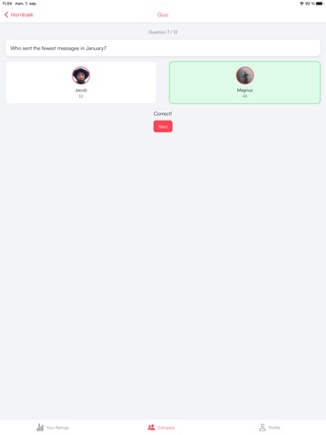 Swipin' iPad screenshot