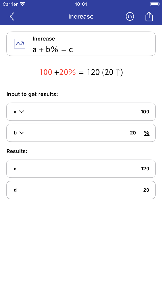 #3. Percentage Calculator - Cal (iOS) 由: 长宏 侯