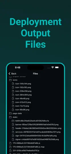 Screenshot von Dashify For Netlify.com auf dem iPhone 3