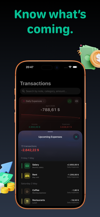 FlowBudget: Expense Tracker Screenshot 6 of 9