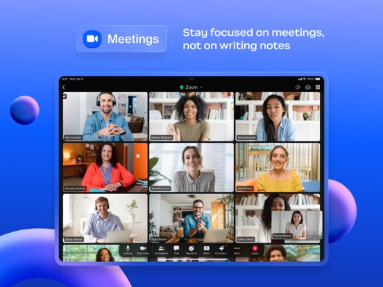 Zoom Workplace for Intune iPad screenshot 5 - Business app