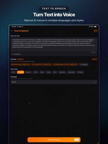AI Music: Song Cover Generator iPad screenshot