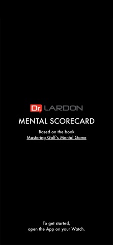 Golf Mental Scorecard Screenshot 1 of 1