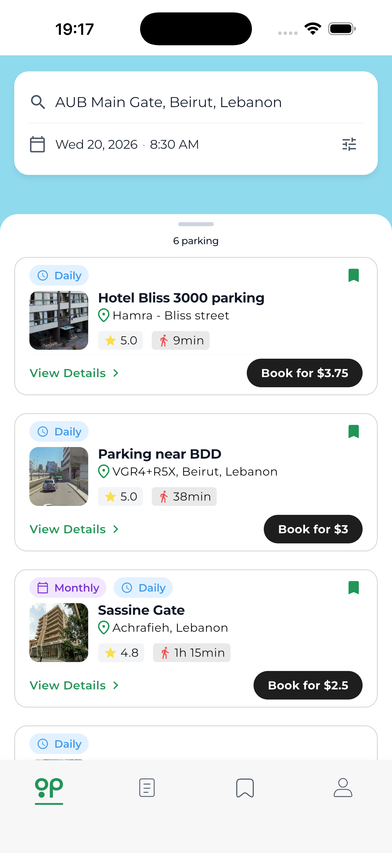 Gopark App screenshot 3