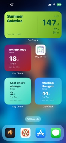 Day Check: Day Counter iPhone screenshot