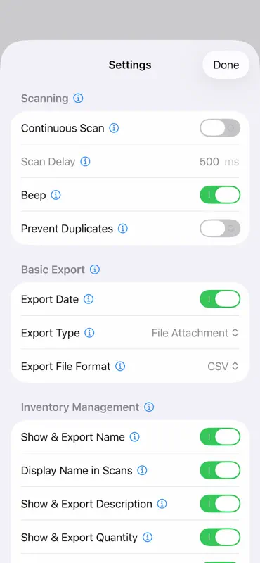QR 2 CSV Pro screenshot 3 of 10