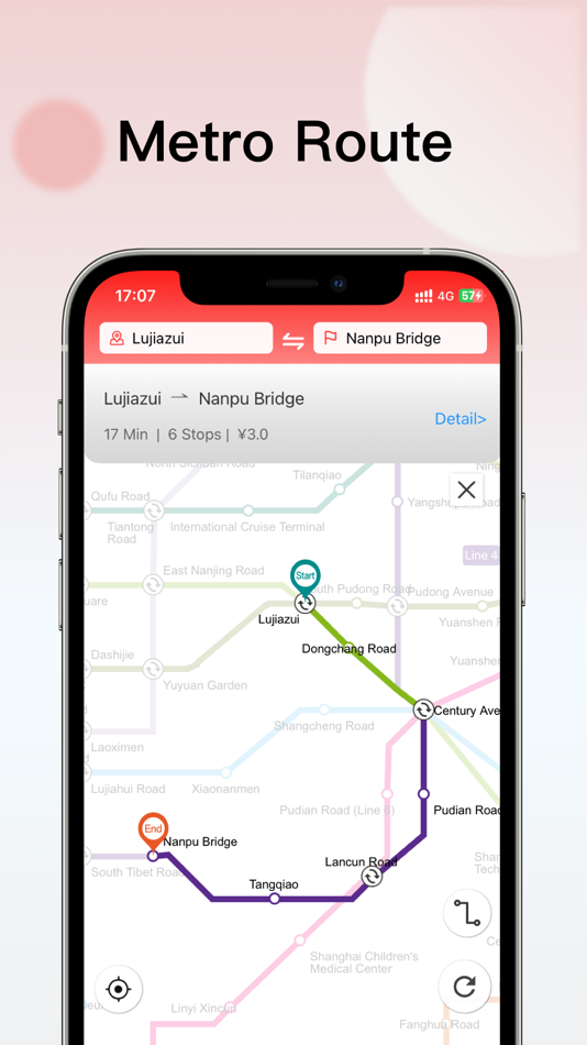 #1. Shanghai MRT Map (iOS) 由: 炽金 练
