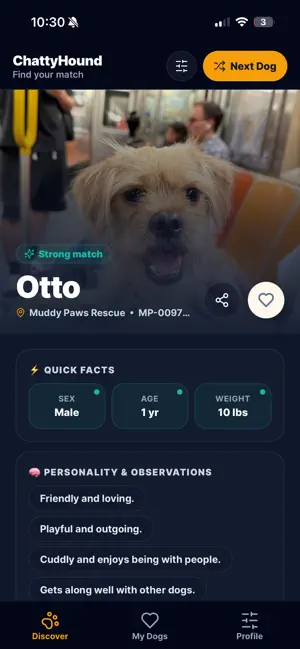 ChattyHound: Adopt a Dog screenshot 4