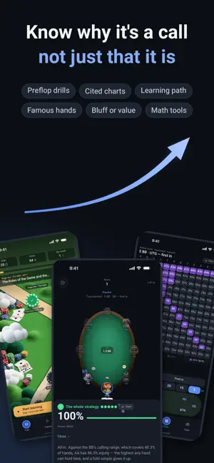 Nuts - GTO Poker Trainer screenshot 1