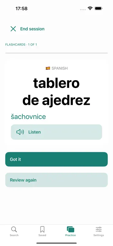 Spanish Czech Dictionary + screenshot 3 of 3