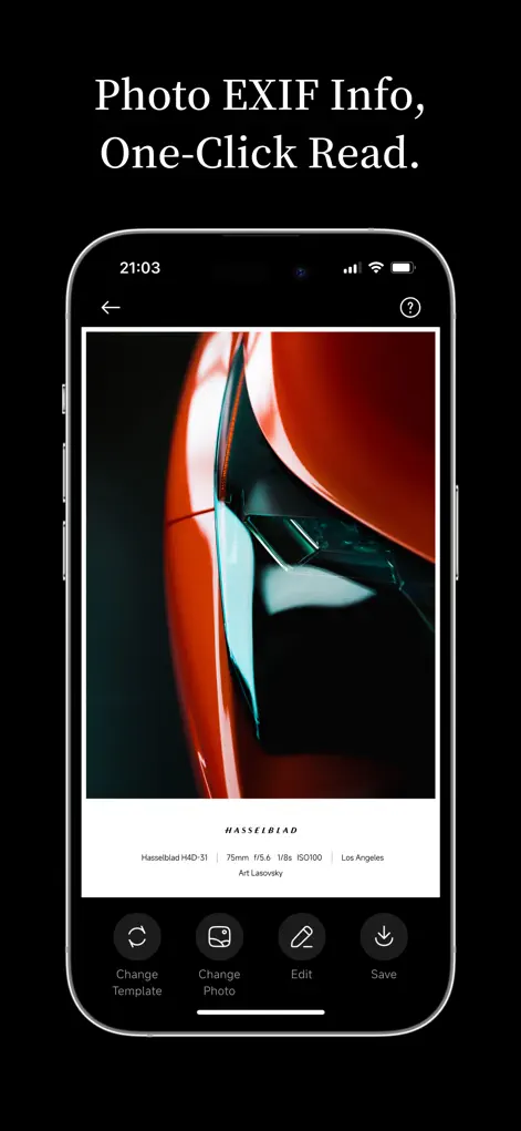 OneLine：EXIF Frame & Watermark - Photo & Video App | MWM