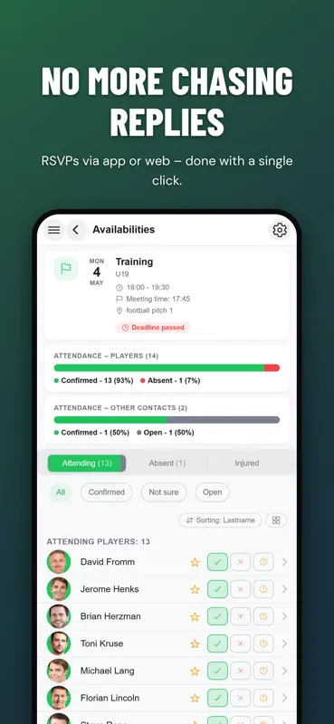 easy2coach - Team Manager screenshot 5 of 10