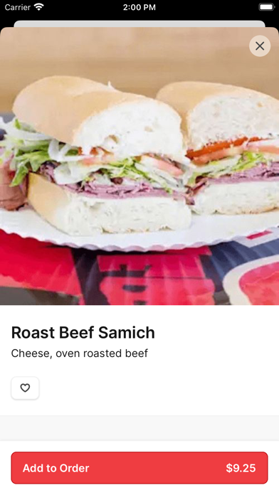 Ned's Krazy Sub To Go iPhone screenshot 4 - Food & Drink app