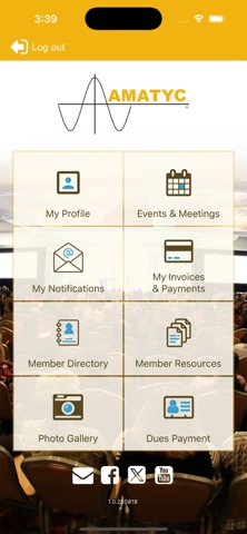 AMATYC iPhone screenshot