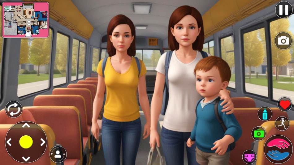 #4. Mother Simulator Baby Games 3D (iOS) By: Muhammad Saqib Javid